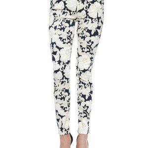 7 For All Mankind Floral-Print Skinny Jeans
